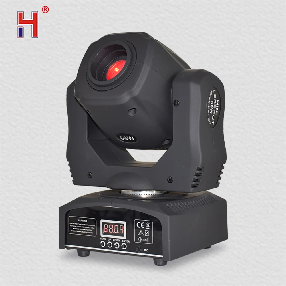 Лира Led 60W СИД Moving головной светильник мини пятно света Dj s Высокое качество 7 гобо