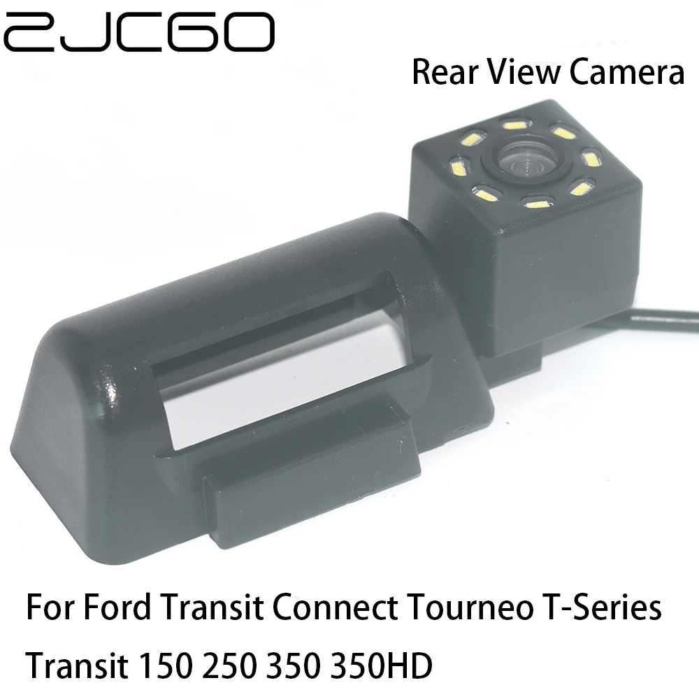 

ZJCGO CCD HD Car Rear View Reverse Back Up Parking Camera For Ford Transit Connect Tourneo T-Series Transit 150 250 350 350HD