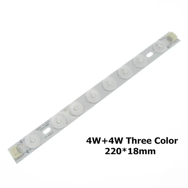 10pcs LED Tube Ceiling Light Module Source 4W 6W 8W Three Color 2835 ...