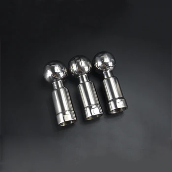 

1/2 inch BSPT DN15 female thread Sanitary cleaning ball nozzle self rotary tank container chemistry washing nozzle jet shower