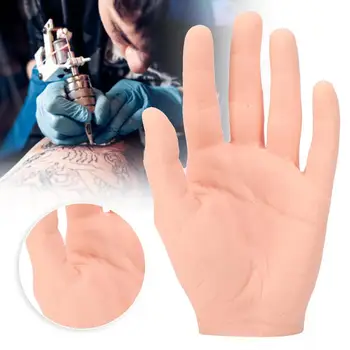 

Permanent Makeup Tattoo Practice Hand Silicone Soft Tattoo Practice Fake Hand for Tattoo Artists Beginners (Left Hand)