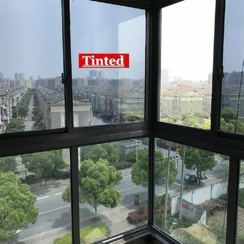 

55cmx3m Heat-Insulation Glass Film Sun-Blocking Antiseptic Explosion Proof Self-Adhesive One Way Mirror Privacy Protection Foil