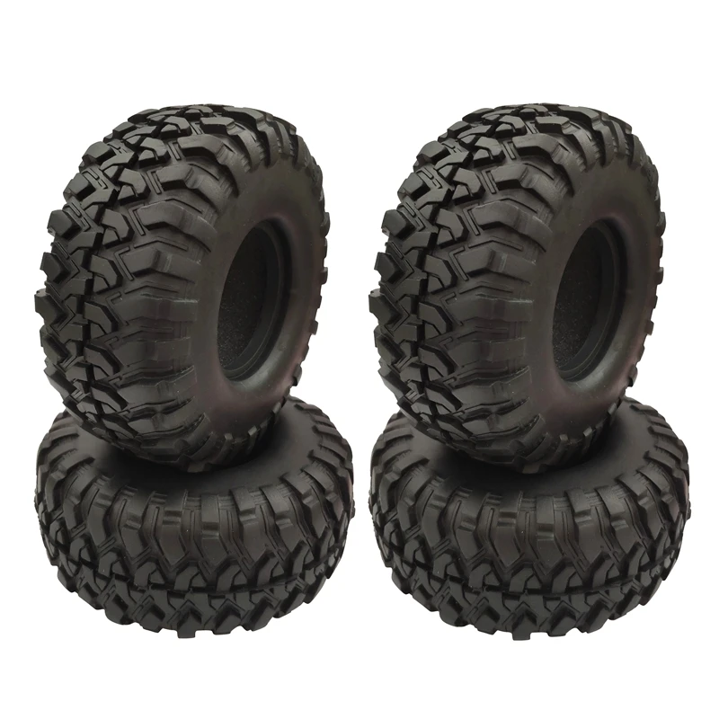 

4PCS 1.9 Inch Rubber Tyre 1.9 Wheel Tires 118X48MM for 1/10 RC Crawler Traxxas TRX4 Axial SCX10 90046 AXI03007