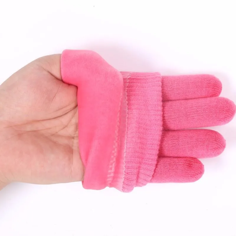 4 цвета, гелевые силиконовые перчатки для спа, смягчающие отбеливающие, отшелушивающие, увлажняющие, для лечения, маска для рук, уход, ремонт, для женщин, леди, красота