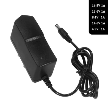 4.2/8.4/14.6/16.8/12.6V 1A EU Plug Lithium Battery Charger Charger Power Adapter Charger With Wire Lead DC 5.5 *2.1MM 1