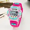 OHSEN Kids Sport Watches 50M Waterproof Red Cartoon Digital Wristwatch Stopwatch Electronic LED Children Watch For Boys Girls 2