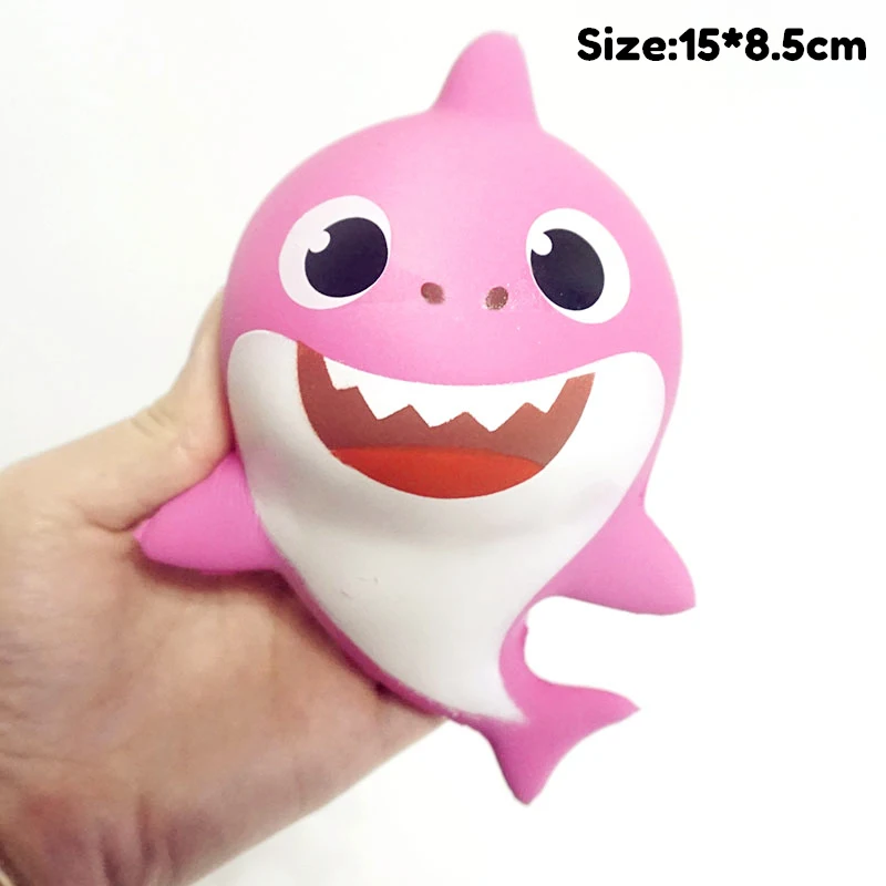 

Kawaii Sharks Baby Toy Slow Rising Simulation Animal Unicorn Squishy Anti Stress Reliever Soft Squeeze Gift Toys for Children