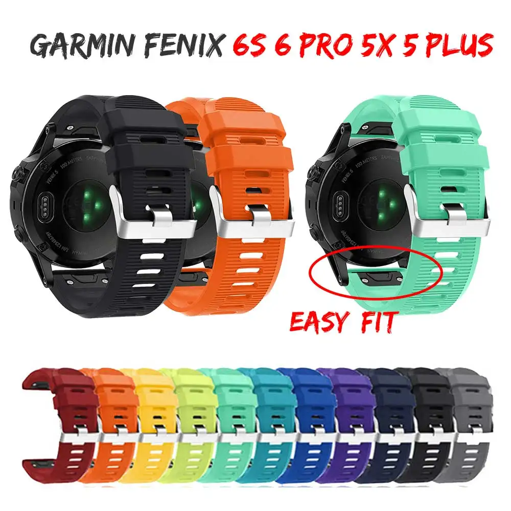 Quick Release 20 мм/22 мм/26 мм ремешок для наручных часов Garmin Fenix 6 6X 6S Pro 5 5X плюс 3 3HR
