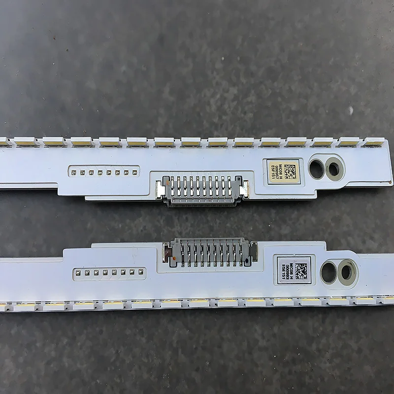 

2pcs LED strip 76/80LEDs SLED 2012SVS55 7032NNB LEFT76 RIGHT76 PV 3D For Samsung LTJ550HW08 UA55ES8000J UA55ES6100J UA55ES7000J