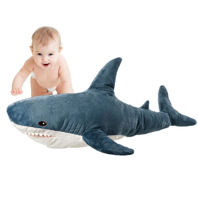Большая Акула игрушки плюшевые от Ike Россия Акула животное кукла мягкая подушка диван Подушка плюшевая акула игрушка для детей подарок на день рождения
