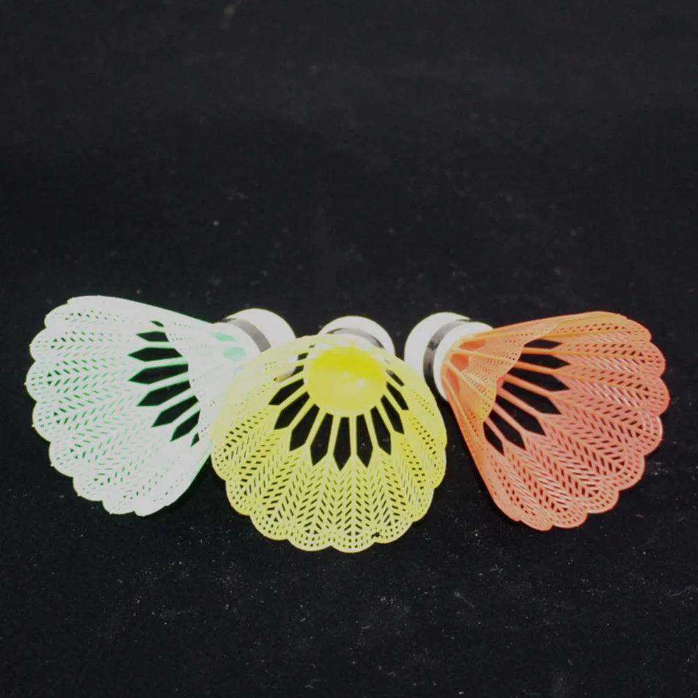 12pcs/set Badminton Ball Colorful Shuttlecocks Beginners Practice Interaction Gym Accessories Recreation Sports Training Game