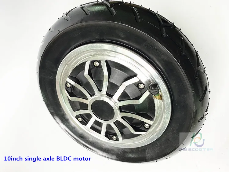 

10 inch BLDC Single axle brushless gearless hub motor wheel with hall sensors phub-10F