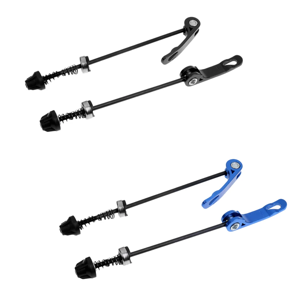 2pcs Alloy Front Rear Bike Bicycle Wheel Quick Release Axle Skewers 2 Color