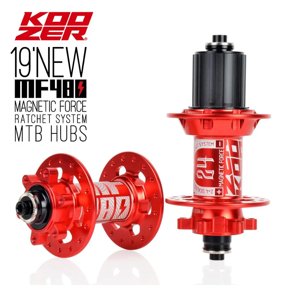 KOOZER MF480 передняя Задняя Ступица набор 2/4 подшипников 24 т трещотка 32/36 отверстия
