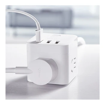 

USB socket charging cube terminal block multifunctional household power converter