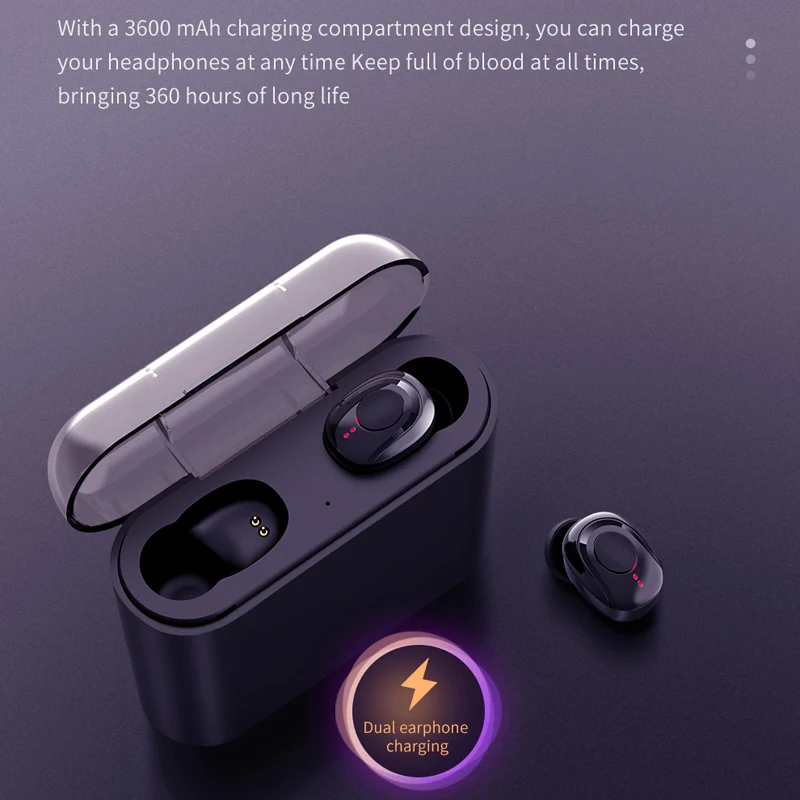 OTTWN X18 Bluetooth 5 0 беспроводные наушники мини зарядка Hi Fi стерео звук спортивные