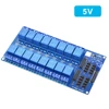 TZT  5V 12V 16 Channel Relay Module for arduino ARM PIC AVR DSP Electronic Relay Plate Belt optocoupler isolation ► Photo 2/6