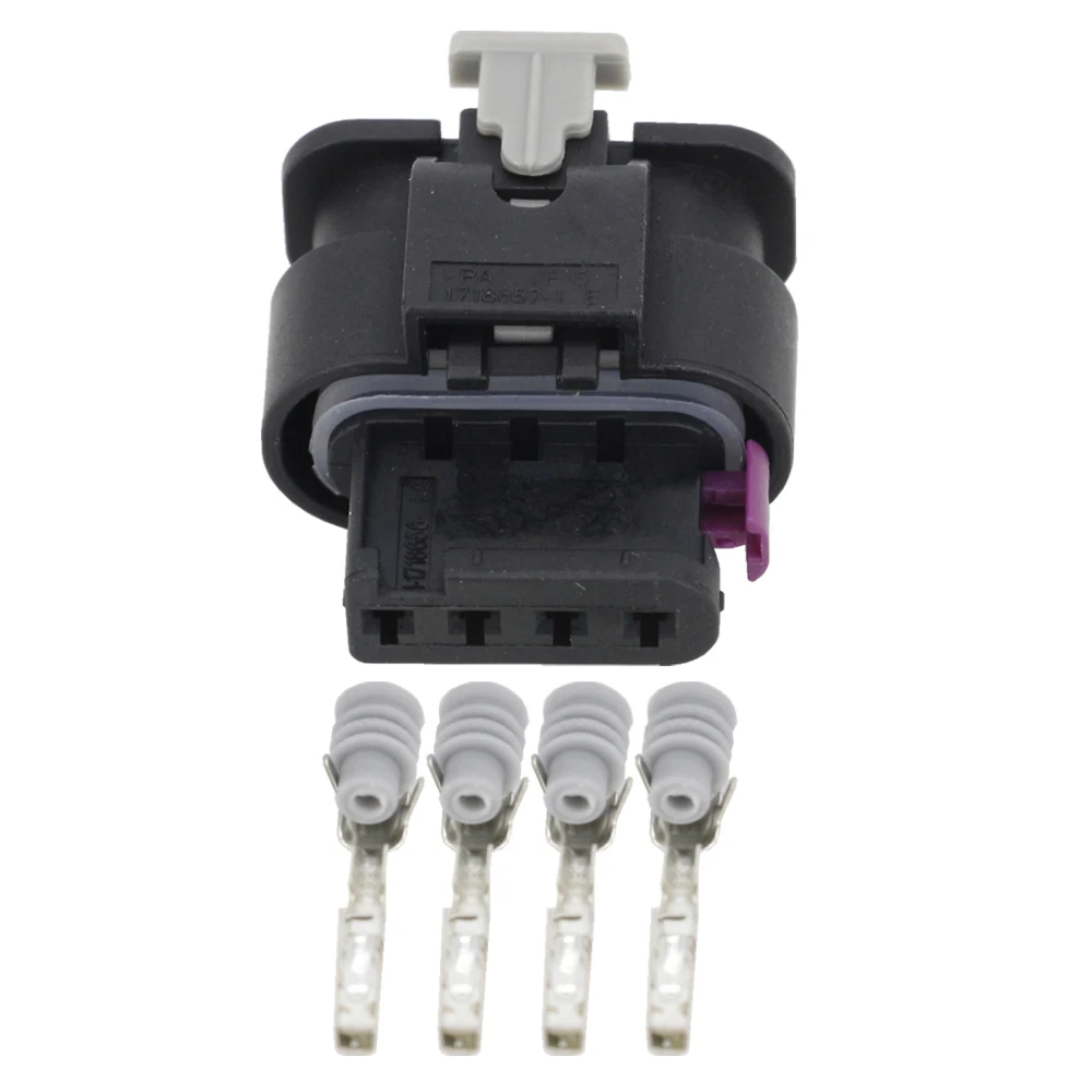 4 Pin Impact Sensor Waterproof Connector 4F0973704 Automotive PlugDJ7042-1.2-21 4P | Обустройство дома