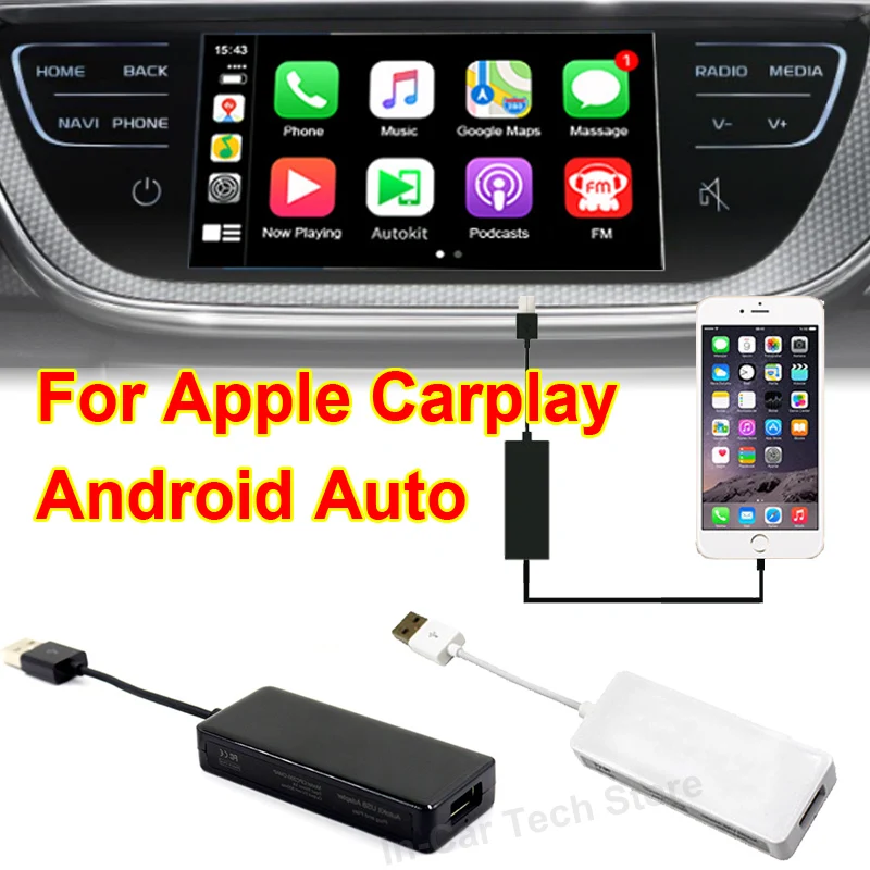 Carlinkit 5V USB Smart Link Apple CarPlay Dongle для Android навигационного плеера 5V USB Carplay Stick с Android Auto