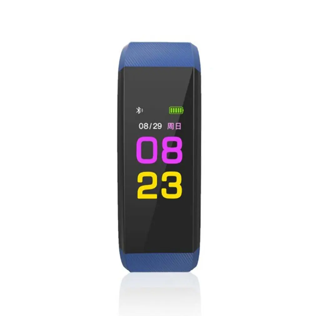 

115PLUS Bluetooth Smart Band Color Screen Heart Rate Blood Pressure Monitor Pedometer Bracelet Fitness Smartband