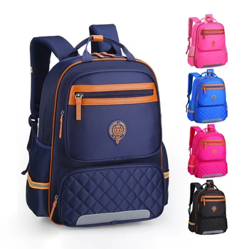 

Kids School Bag Reflective Strip Backpack Schoolbag Waterproof Nylon School Bag For Girls Boys Children Backpack Mochila Escolar
