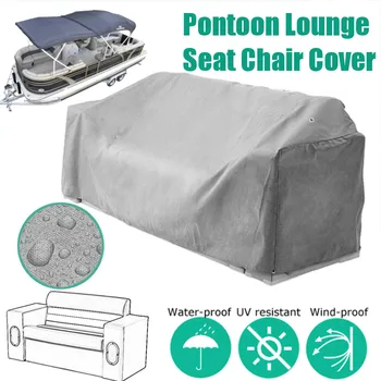 

142x58x74cm Dinghy Pontoon Boat chair Covers 201D Water Rain Proof Trailerable Pontoon Cover Coat Protector Sun UV Dust
