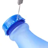 Crystal Water Bottle Transparent Frosted Leak-proof Plastic kettle 550mL Portable Water Bottle for Travel Yoga Running Camping 5