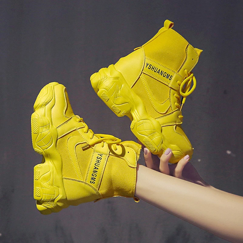 

Demin Martin Boots Women Wedge Shoes Woman 2020 New Spring Women Ankle Boots Platform Ladies Booties Solid Female Shoes