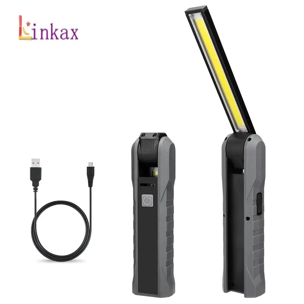 Details about / 90000LM Rechargeable COB LED Slim Work Light Lamp Flashlight Magnetic Inspect