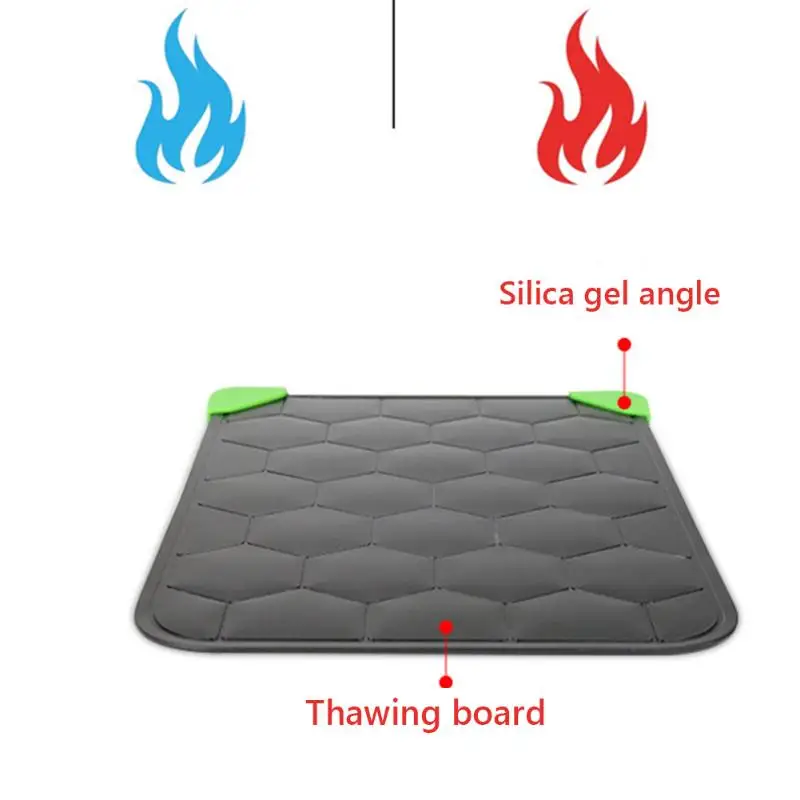 Кухонный гаджет для быстрого размораживания лоток для оттепели замороженного мяса волшебная доска для размораживания прочный бытовой гаджет принадлежности для инструментов