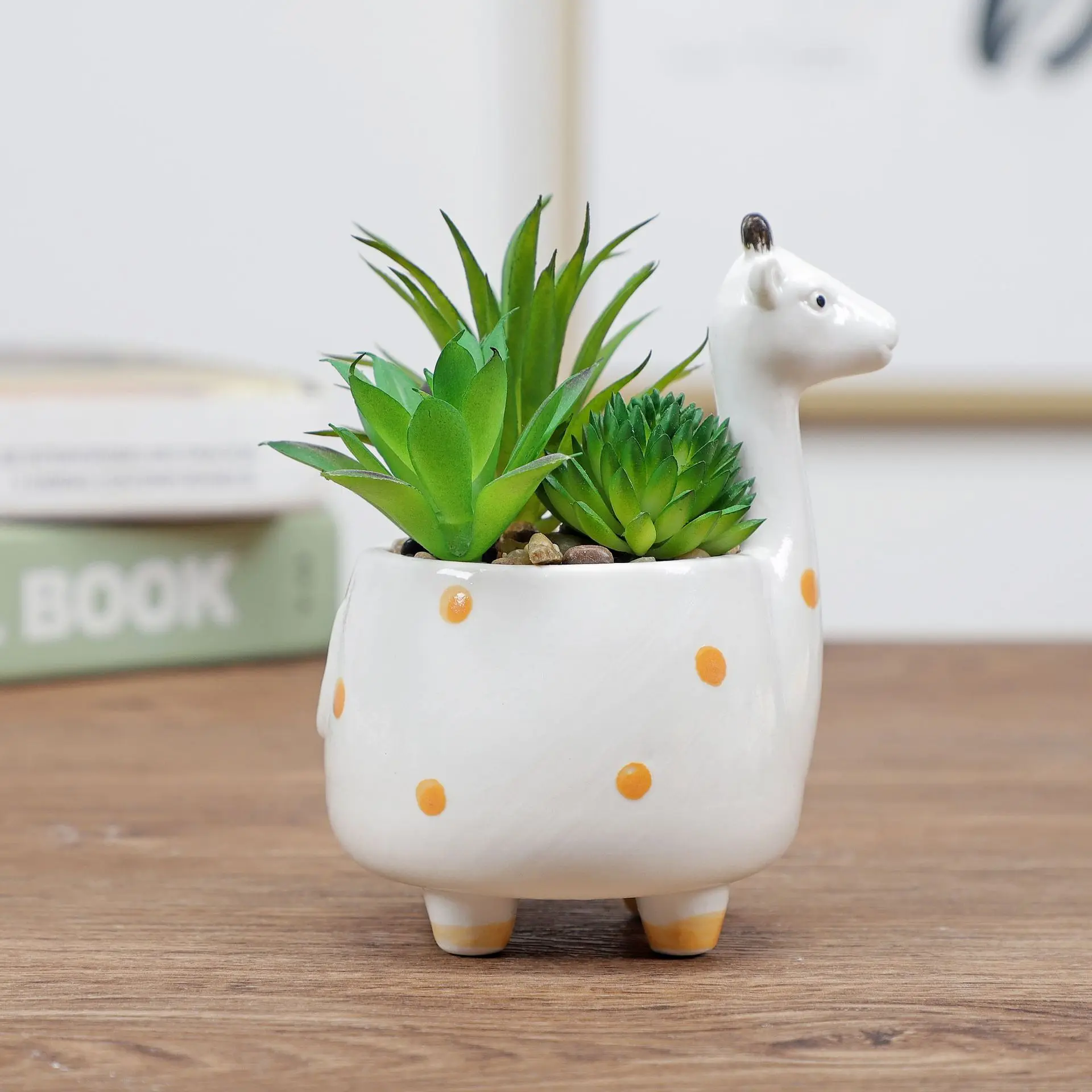 Details about   Cute Animal Flower Pot Ceramic Vase Planter Desktop Ornaments Vase Home Decor 