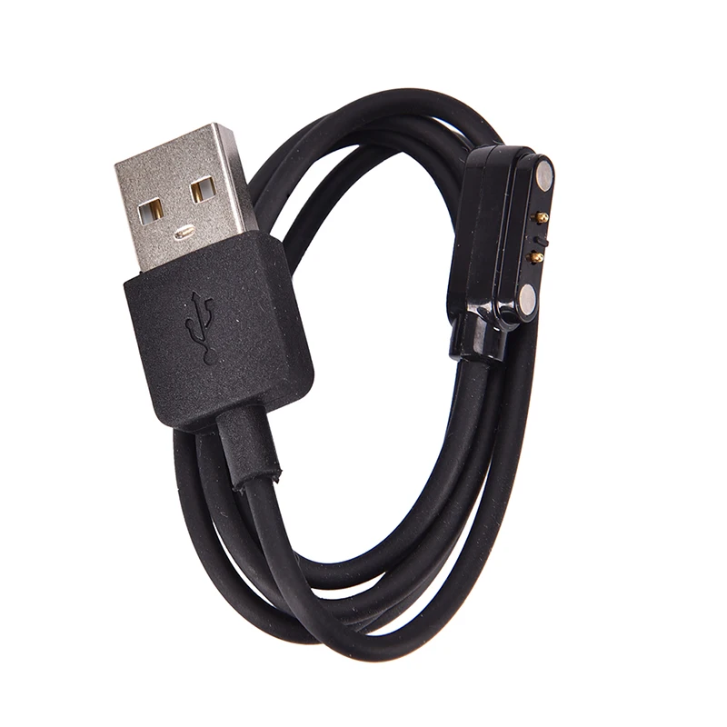 USB 2,0 Cable magnético Cable cargador para pulsera de Reloj de pulsera inteligente y reloj de pulsera Pebble time