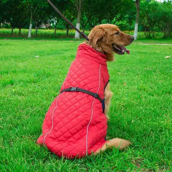 

Outdoor Reflective Warm Cotton Clothes Coat Puppy Dog Winter Pet Outfit for Chihuahua Bulldog