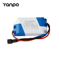 LED Lamp Driver Light 3W 5W 7W 8-10W 15W 15-24W Constant Current Drive 300mA Dimmable Power Supply Output For LED Downlight