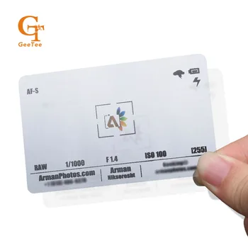 

Luxury waterproof custom/customized matte/frost plastic transparent PVC business card,name card,see throught PVC name cards