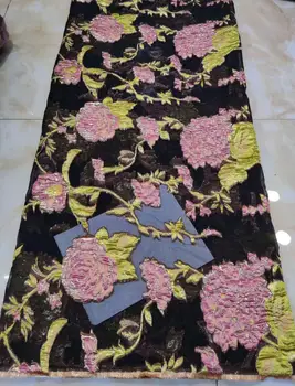 

Romantic bridal dress material french tulle mesh lace fabric with sequins african organza lace Nigeria Brocade Laces YYA5-1