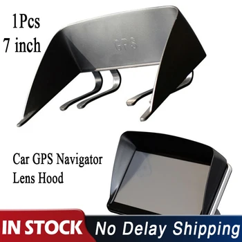 

1Pc Black 7 Inch Car GPS Navigator Lens Hood Sunshade Visor Hood Block Universal Auto Sun Shade GPS Screen Protector Accessories