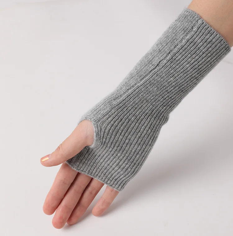 CAVME кашемировые перчатки для женщин женские мужские варежки одноцветные перчатки повседневные модные теплые зимние перчатки 21 см 20 г