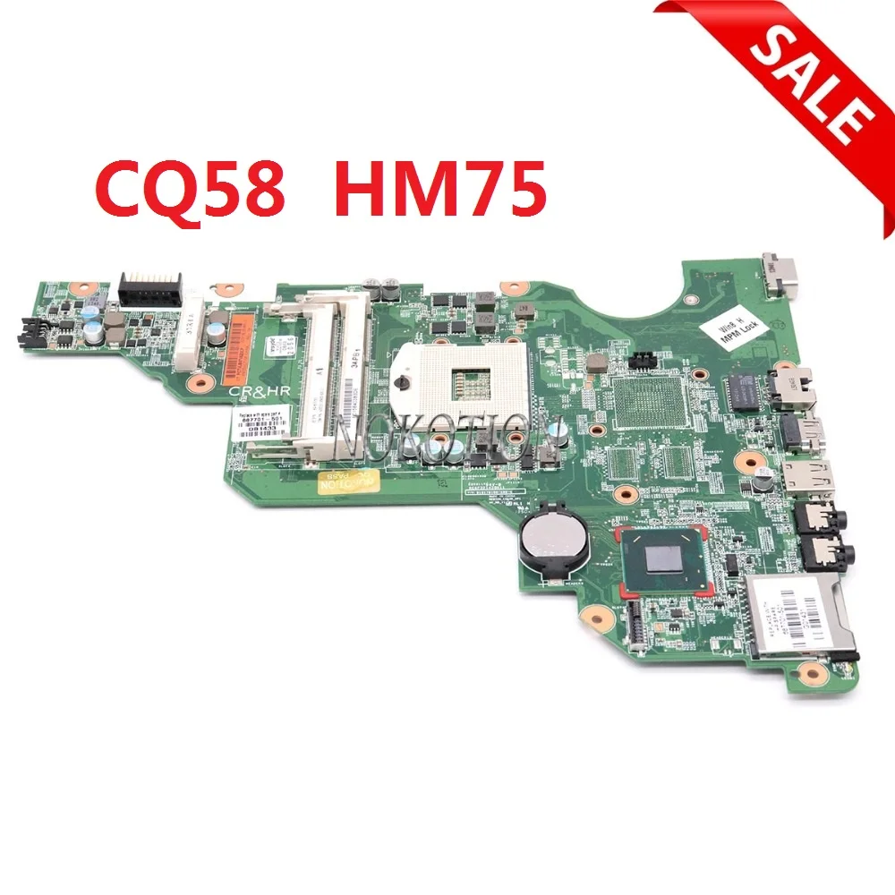 NOKOTION 687701-001 687701-501 686280-501 686280-001 для HP Compaq CQ58 CQ58-2000 материнская плата SLJ8F HM75 DDR3 |