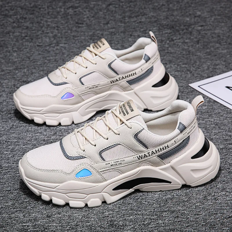 INS Dad/Мужская обувь; сезон осень; Новинка года; стильная трендовая Универсальная Спортивная повседневная обувь в Корейском стиле; Ультрамодная обувь
