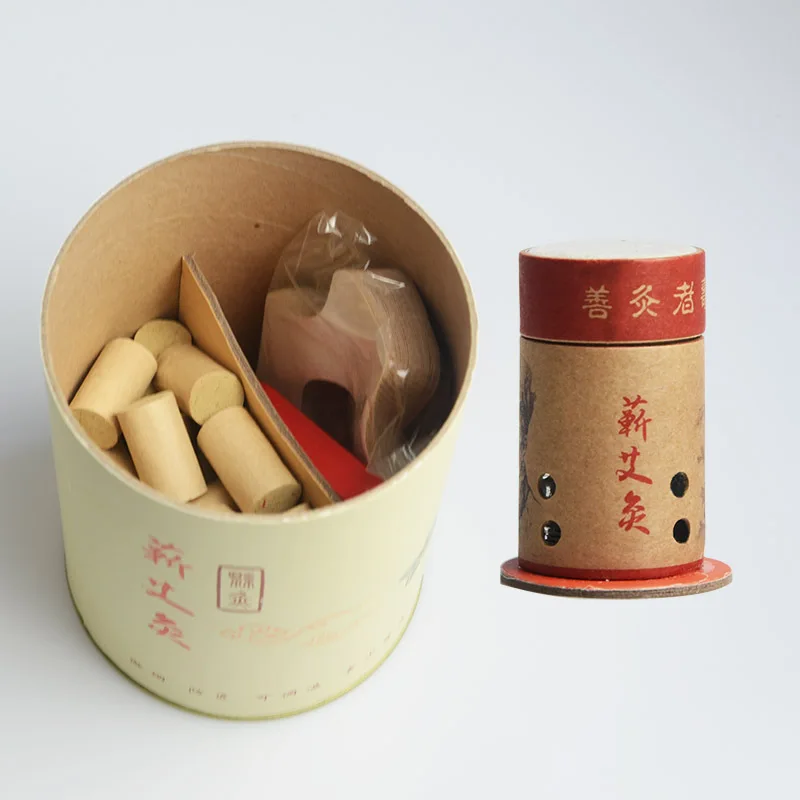 

Chinese Mugwort Moxibustion Set Open Fire Suspended Moxibustion Li Shizhen Chinese Mugwort Moxibustion Moxa Cone ai jiu tong Mox