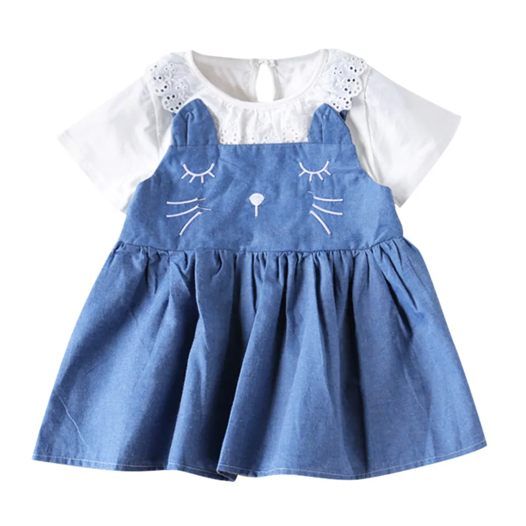 baby girl denim dress outfit
