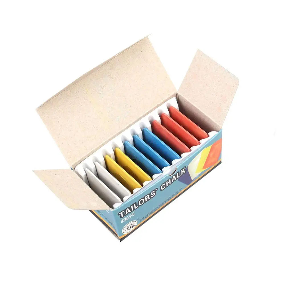 Tailor Chalk Dolphin White Colour 10 Pcs In Box Code：TCD10WB