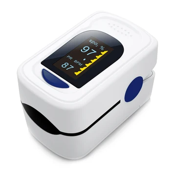

Digital Oximetro Pulse Oximeter OLED Display Blood Oxygen Sensor Saturation SpO2 Monitor Measurement Meter with Beep Sound