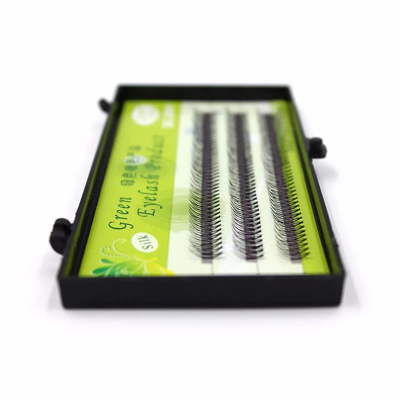 Description Picture 5 of itemC Curl Pre-made Fan W Shape Faux Mink Silk Eyelashes Natural Soft Individual Eyelash False Lashes Extensions