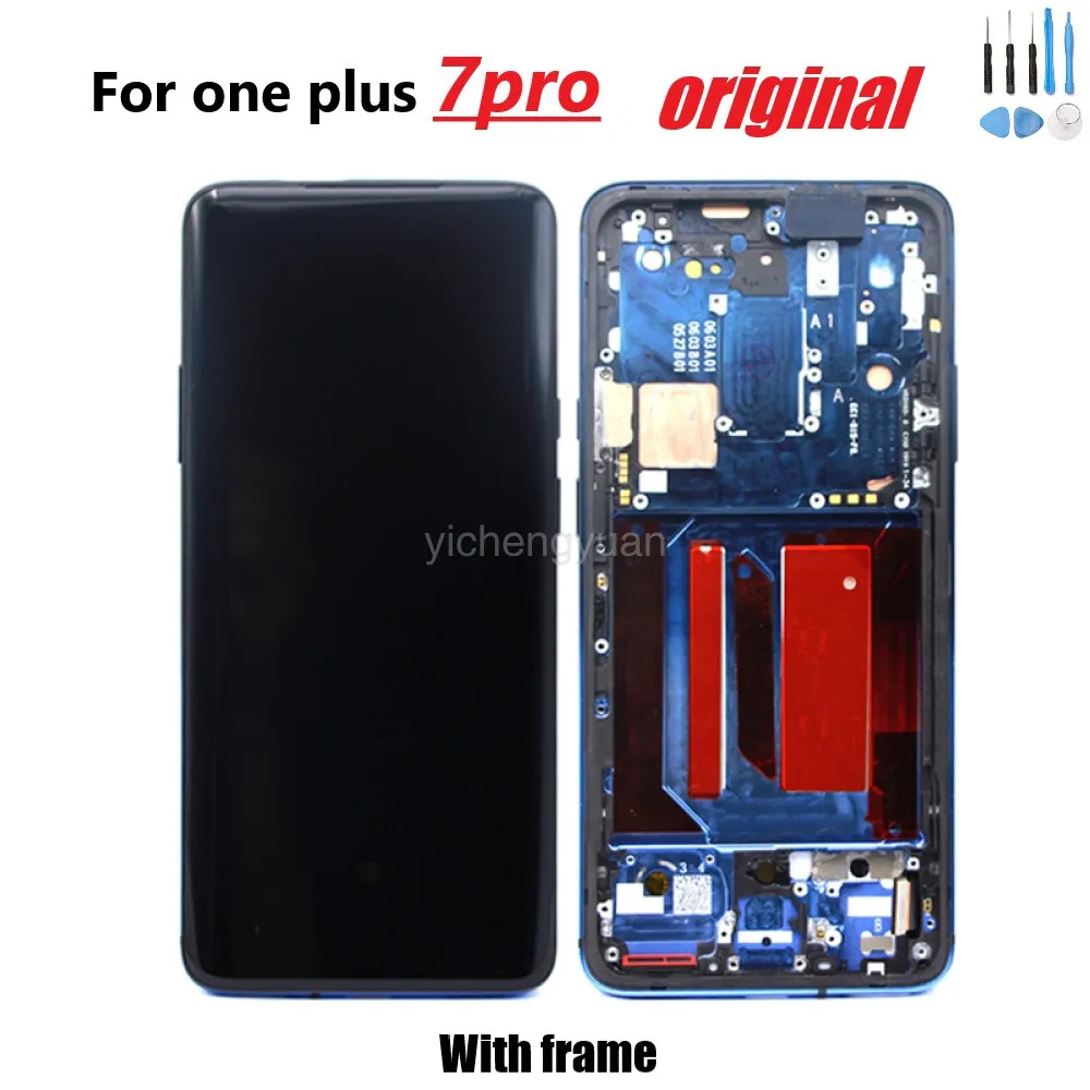 Оригинальный ЖК дисплей для OnePlus 7 Pro кодирующий преобразователь сенсорного