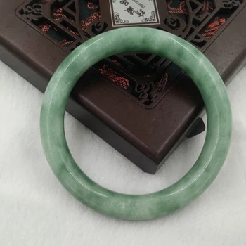 

Certificate Wholesale High Quality Natural Jade Bangles Grade A Pure Natural Stone Bracelet Natural Jade Jewelry