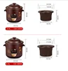 220V Home Electric Slow Stewer 3.5L/5L/6L Available Rice Cooker Ceramic Electric Stewing Cooking Pot Multi Cooker 4