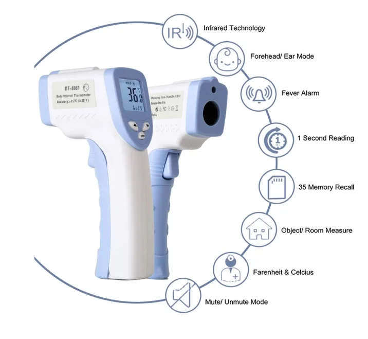 

NEW Electronic forehead thermometer Professional medical professional for accurate temperature measurement DHL fast ship