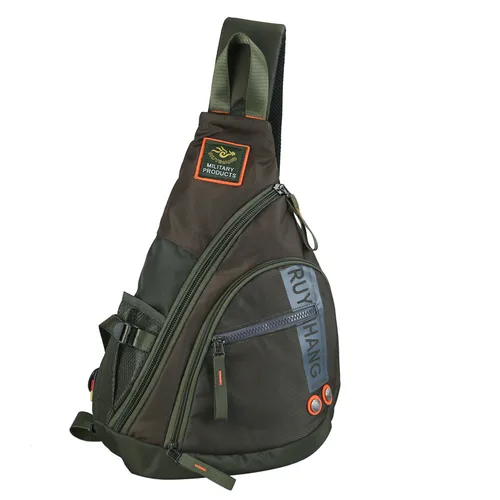 남성 어깨 가방 여행 Crossbody 가방 남자 군사 가슴 가방 학교 여행 방수 나일론 메신저 가방 블랙 그린 3